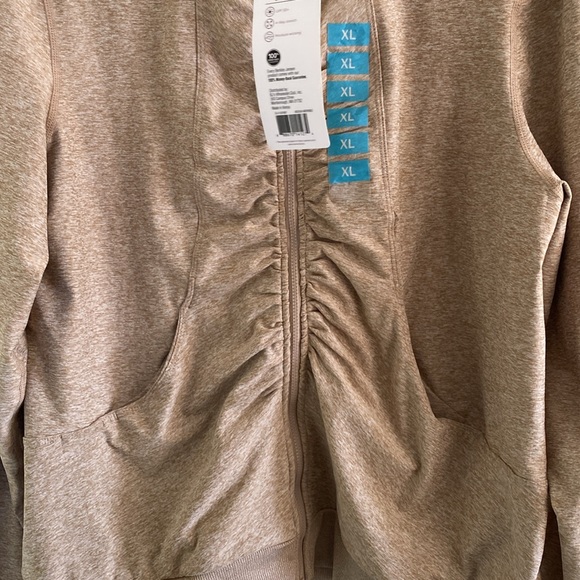 Nude Full Zip Mock Neck Jacket New With Tags - Picture 10 of 12